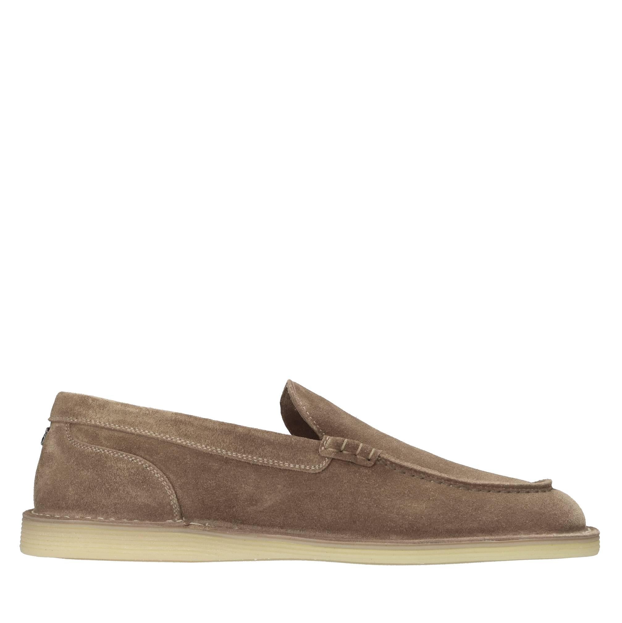 Mocassini New Florio Ideal in camoscio 