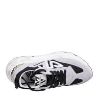 Sneakers in tessuto e camoscio 