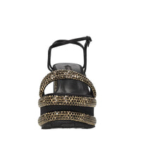 Zeppe Olimpo in raso e strass 