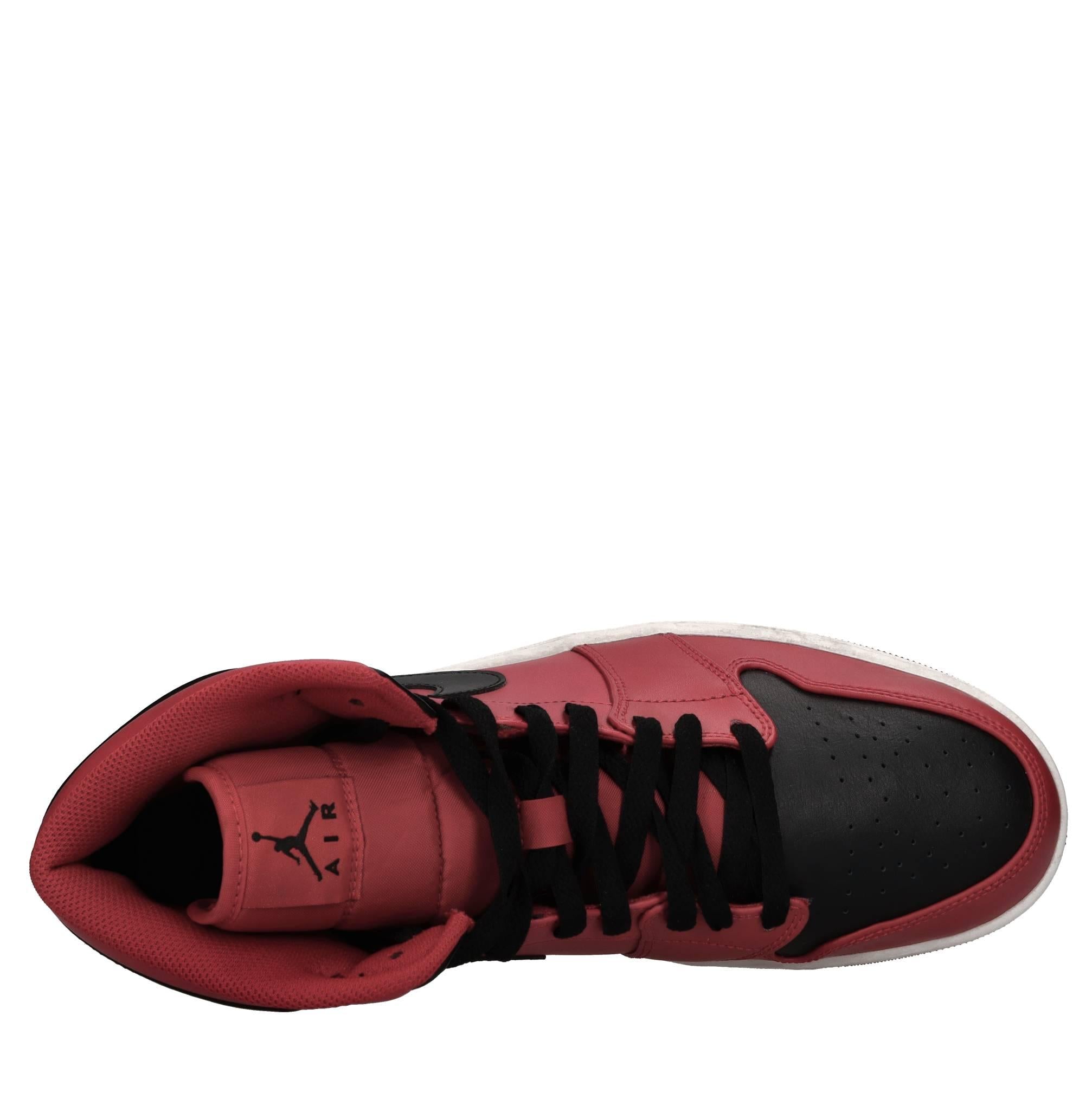 Sneakers Air Jordan 1 in pelle tessuto 
