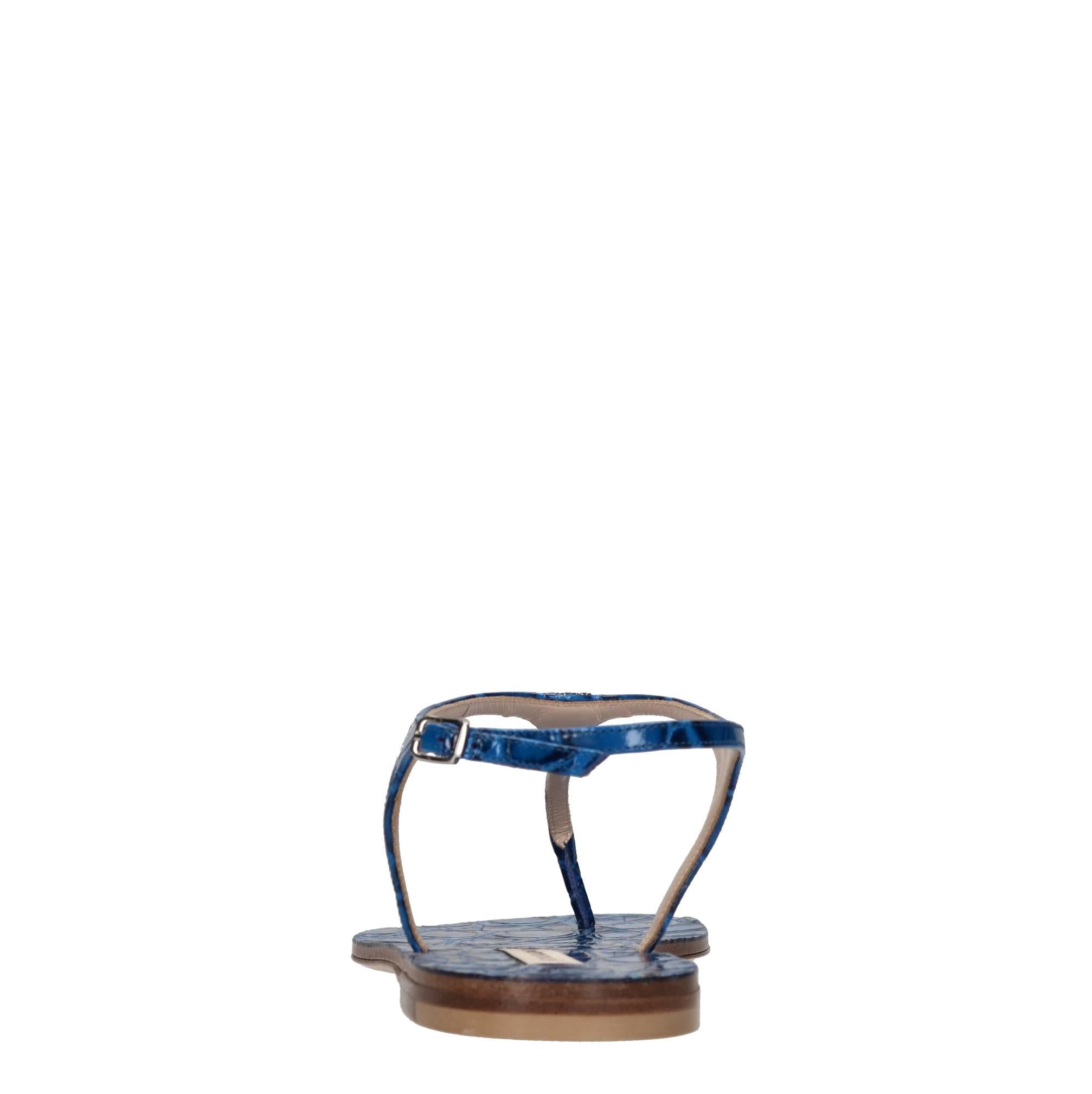 Sandali flat Jurassic in pelle 