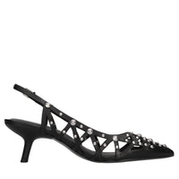 Décolléte slingback  in pelle 