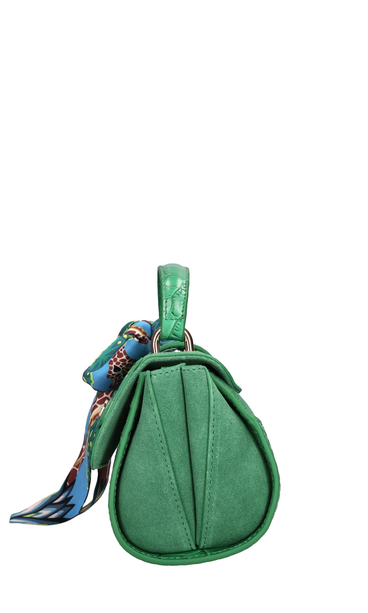 Borsa mini Tempest in camoscio e pelle 