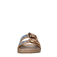 Flat Birky in tessuto denim 