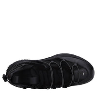 Sneakers in camoscio e pelle 