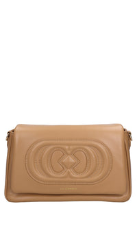 Borsa Giant Logo Stephy in pelle 