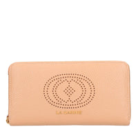 Portafoglio Drilled logo big wallet in pelle 
