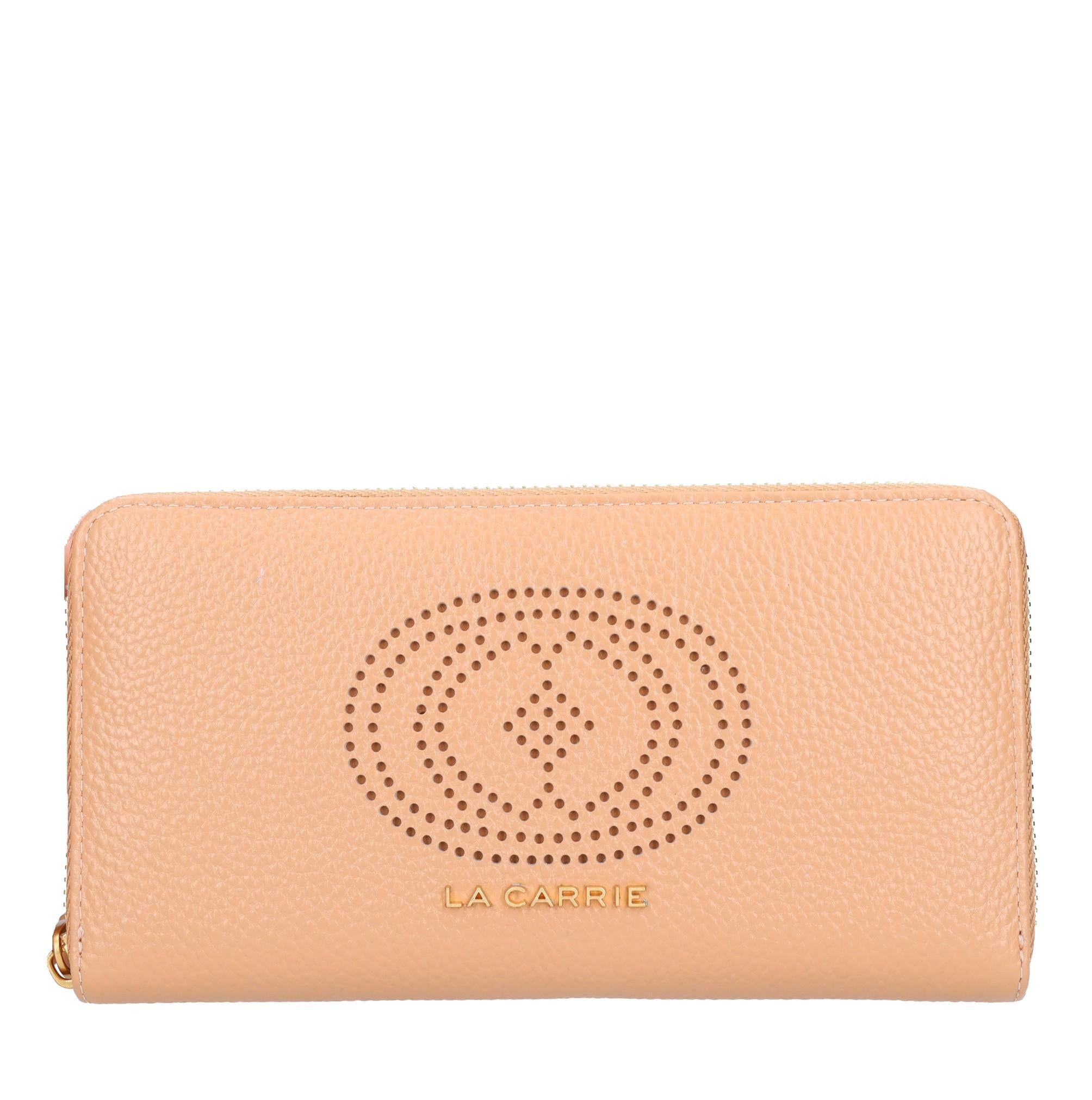 Portafoglio Drilled logo big wallet in pelle 