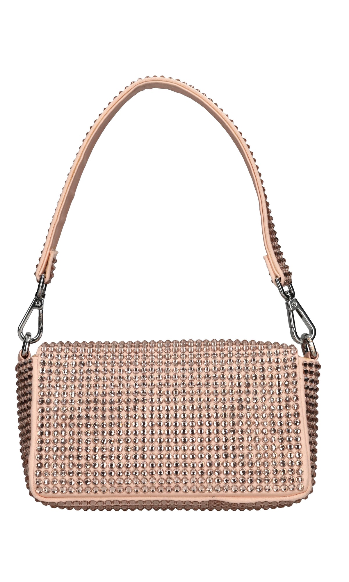 Borsa mini My Love in raso e strass 