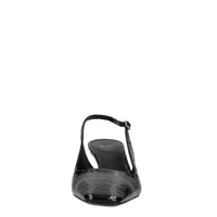 Décolleté slingback in pelle 