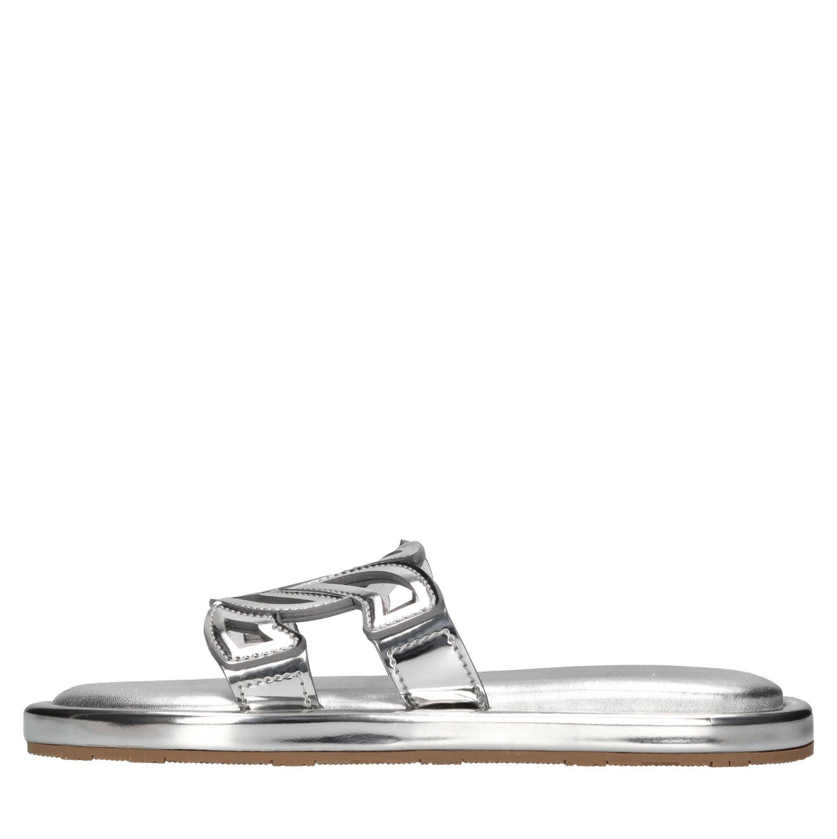 Sandali flat in pelle ed ecopelle 