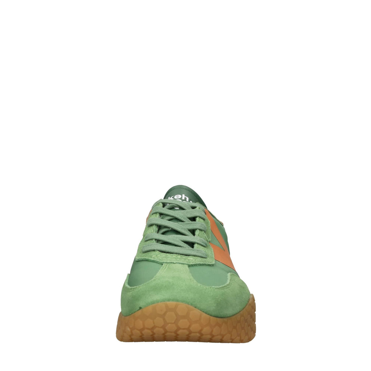 Sneakers in camoscio ecopelle e tessuto 