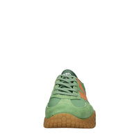 Sneakers in camoscio ecopelle e tessuto 