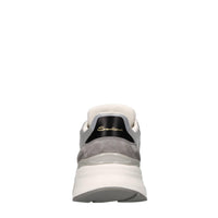 Sneakers in pelle,camoscio e tessuto 