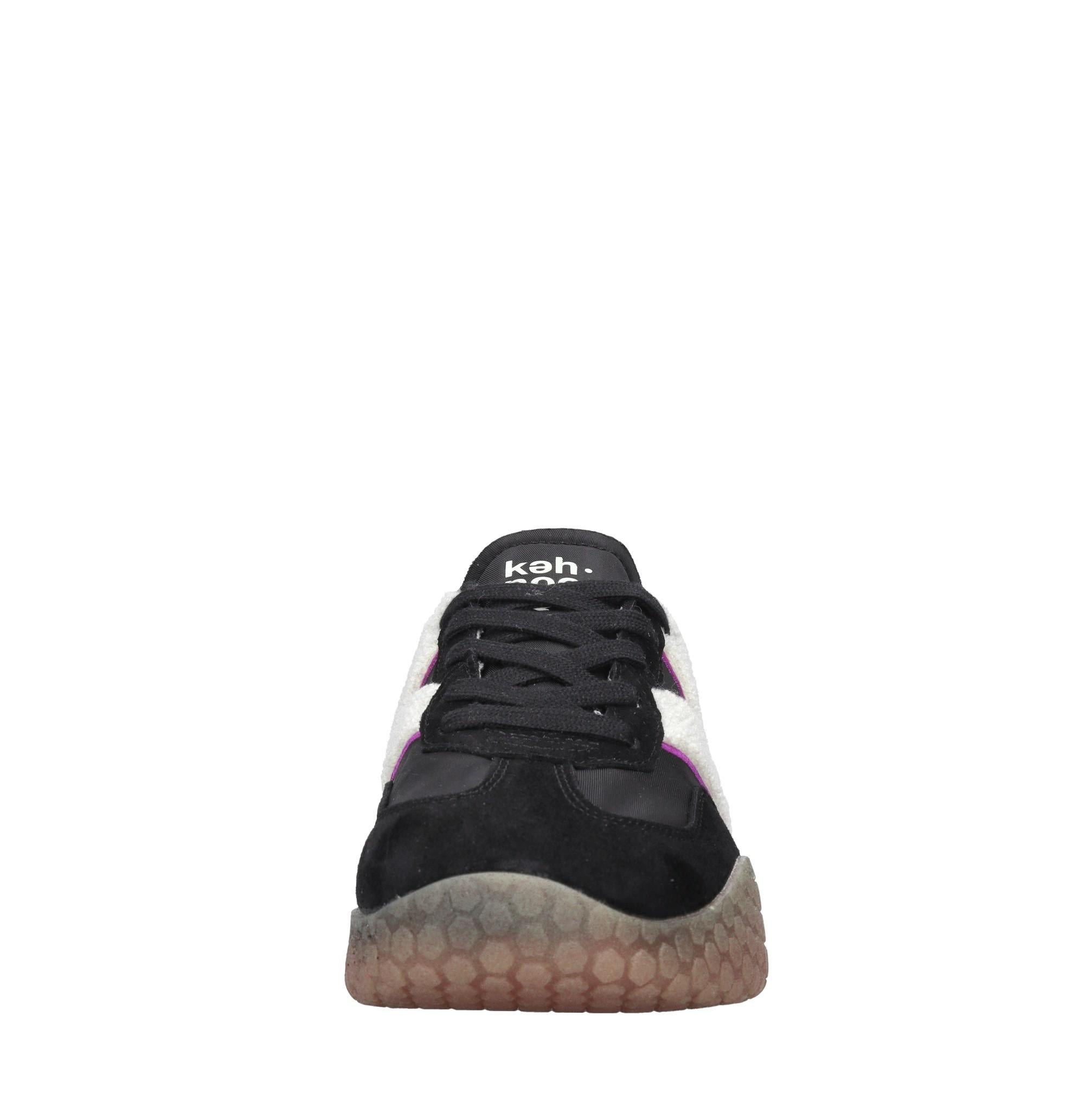 Sneakers in camoscio, tessuto e gomma 