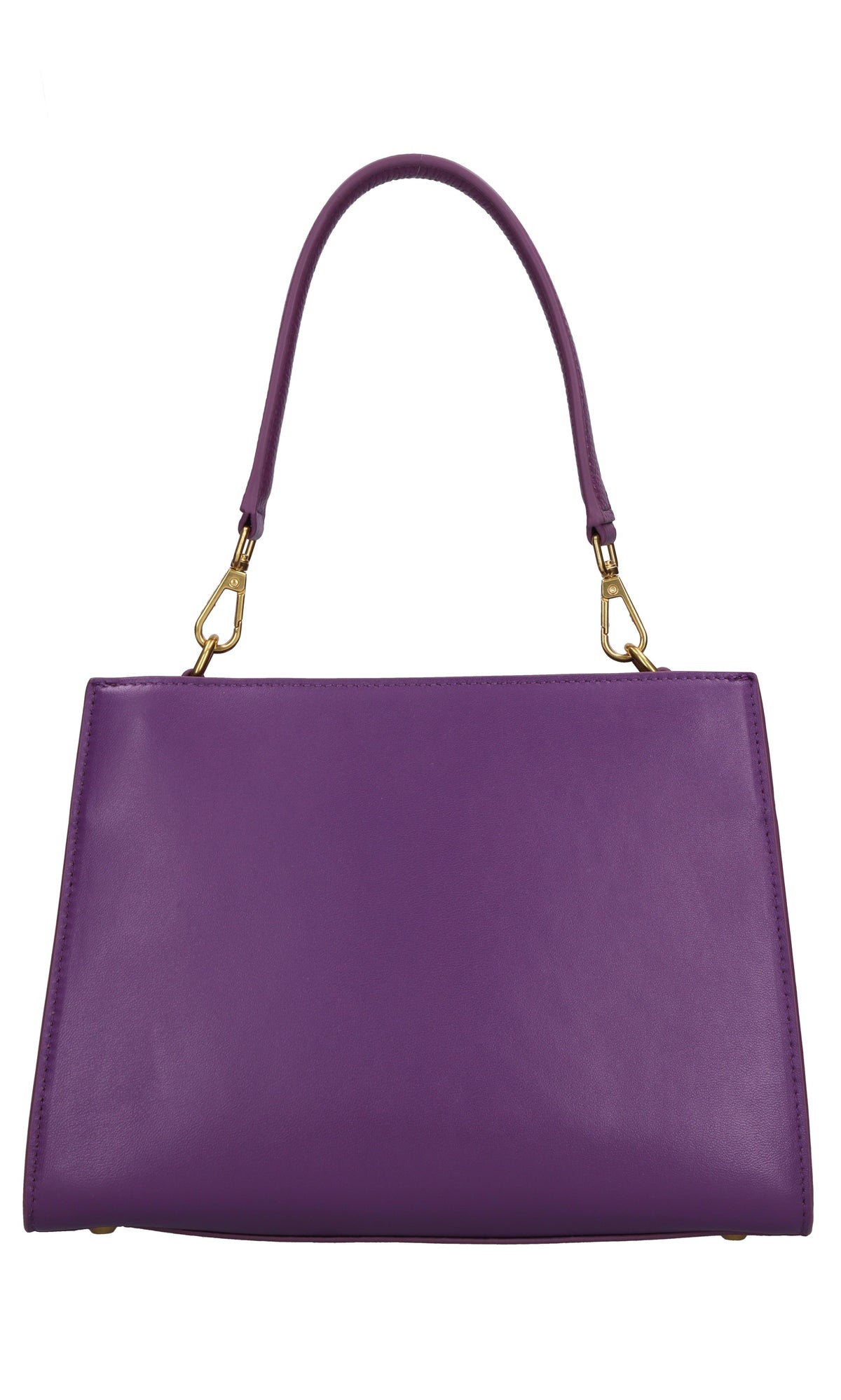 Borsa irregular med. in pelle e camoscio 
