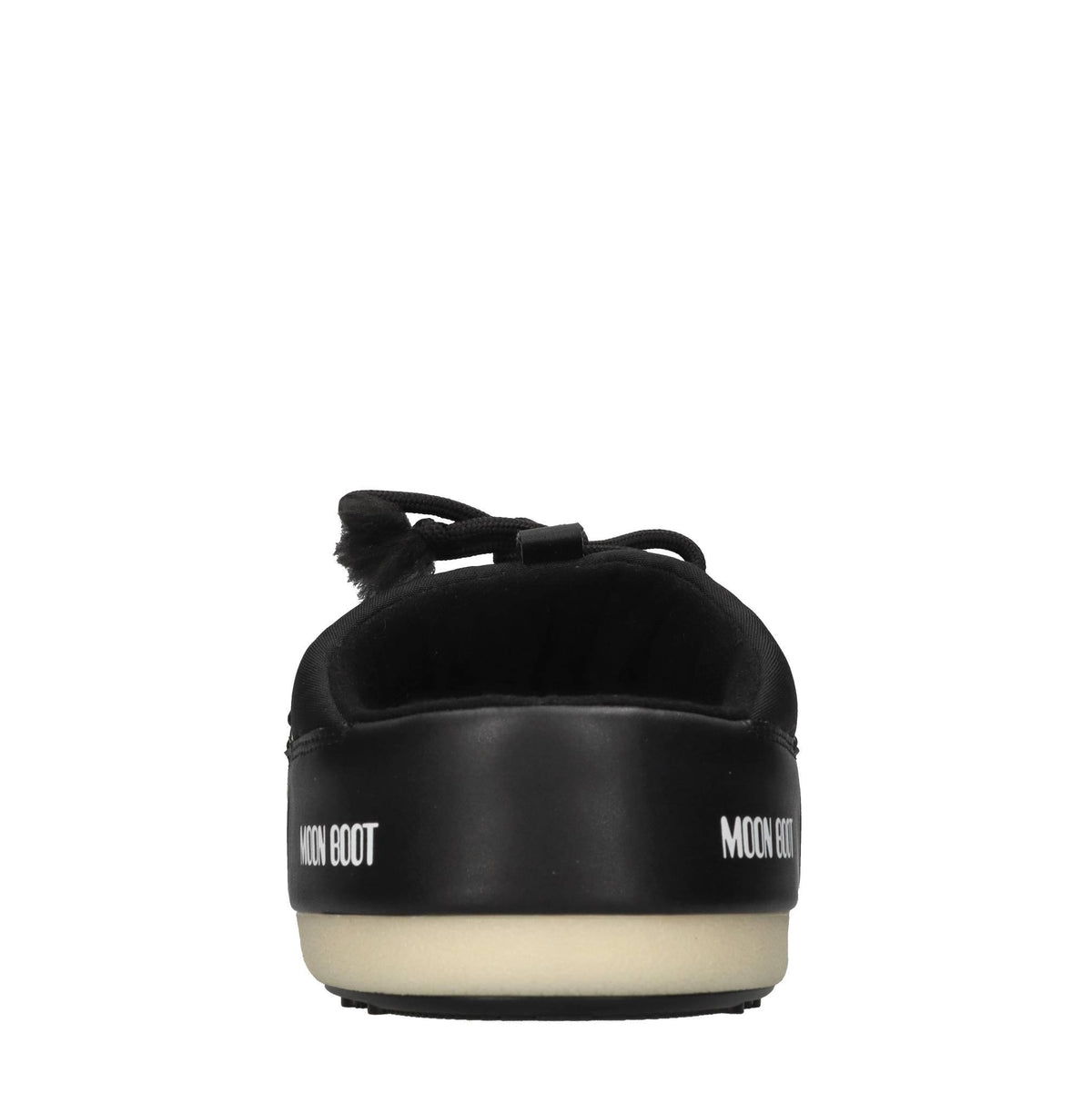 Mules in nylon idrorepellente ed ecopelle 