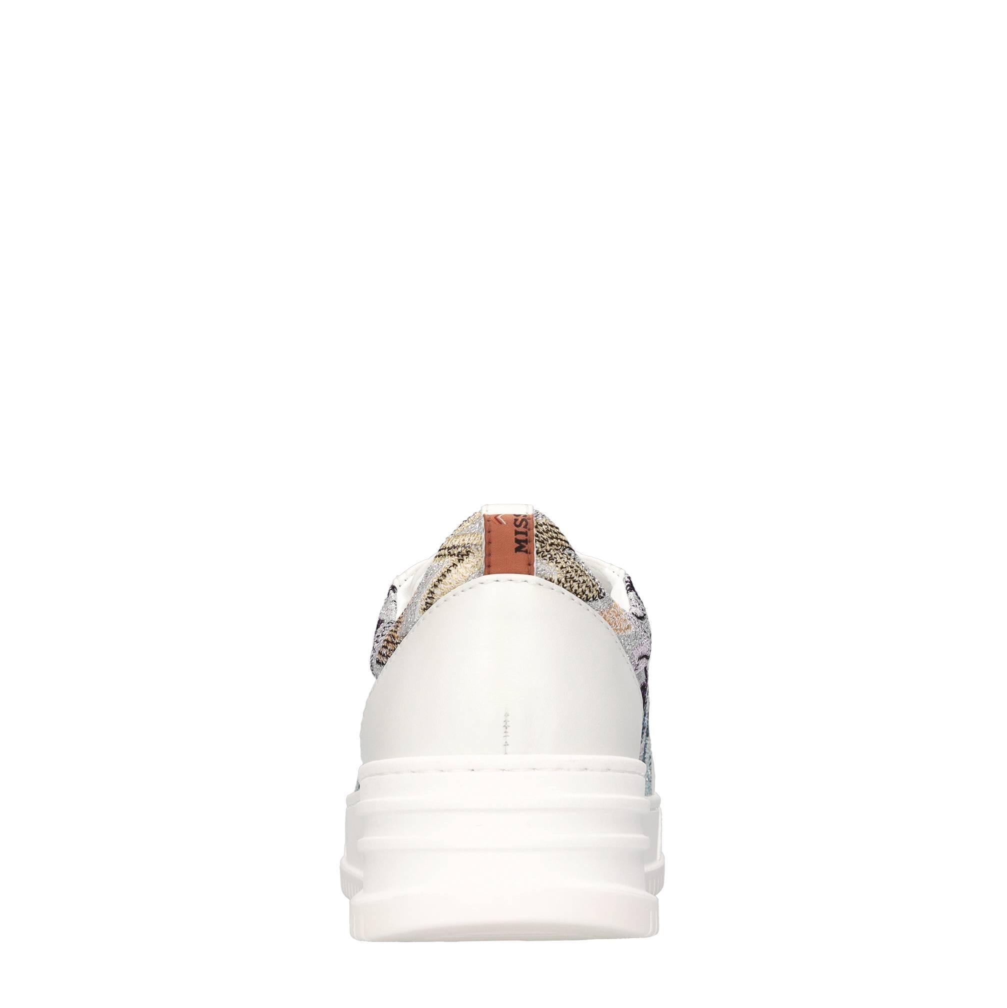 Sneakers modello MW60 in pelle e tessuto 