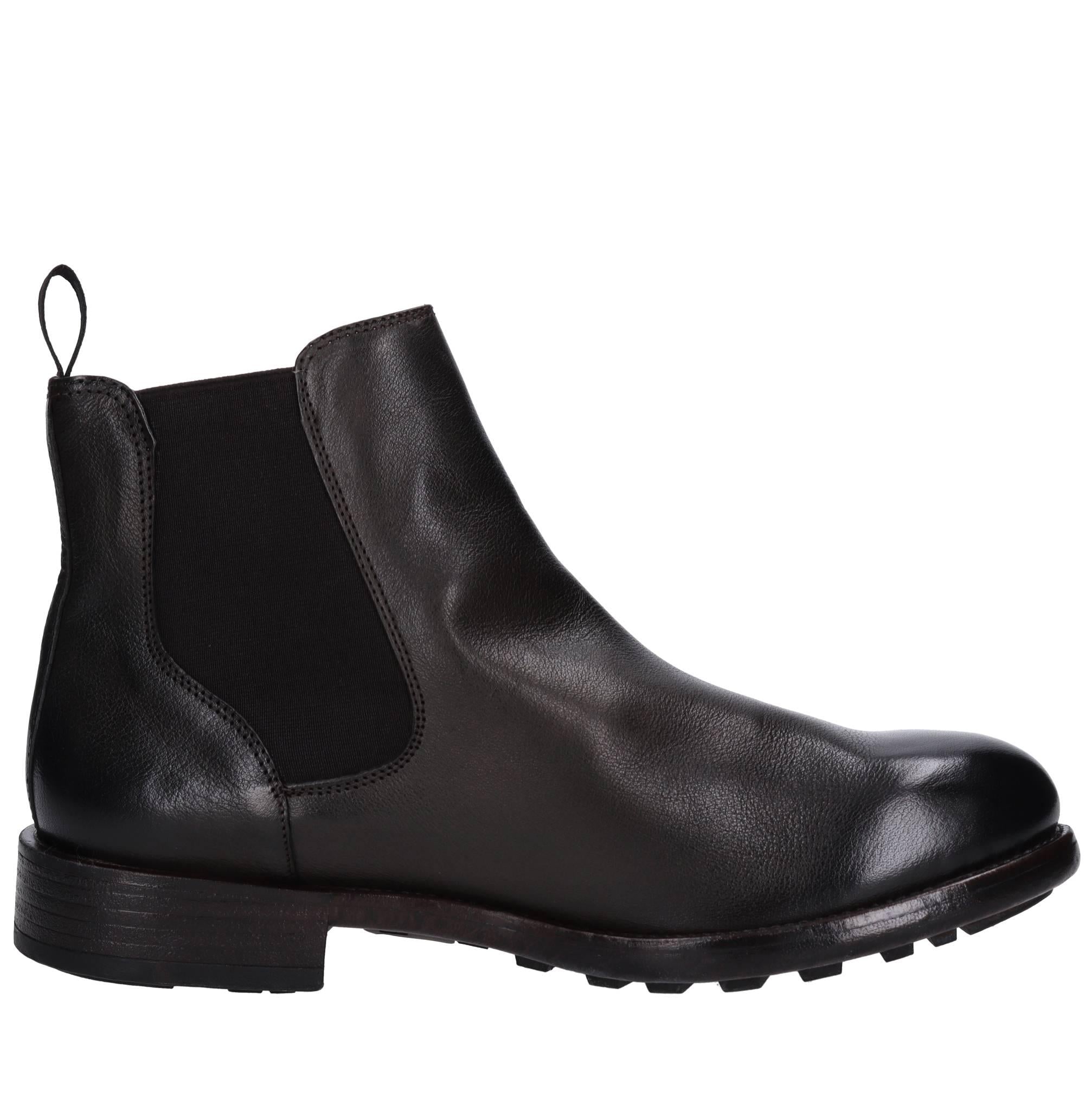 Stivaletti beatles in pelle 