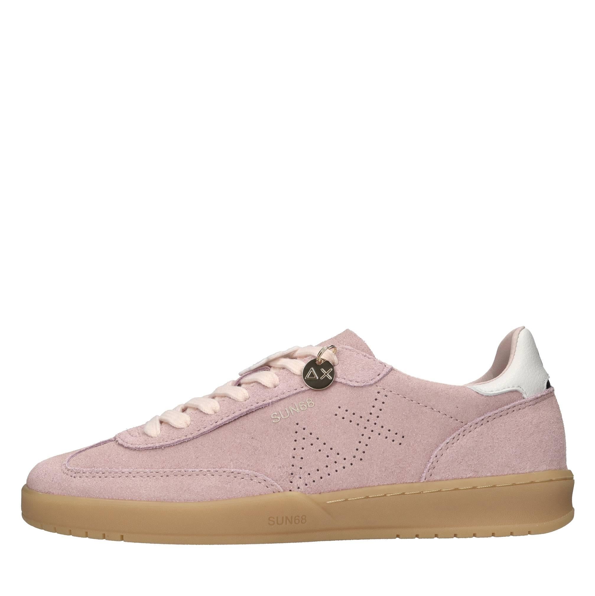 Sneakers in camoscio ed ecopelle 
