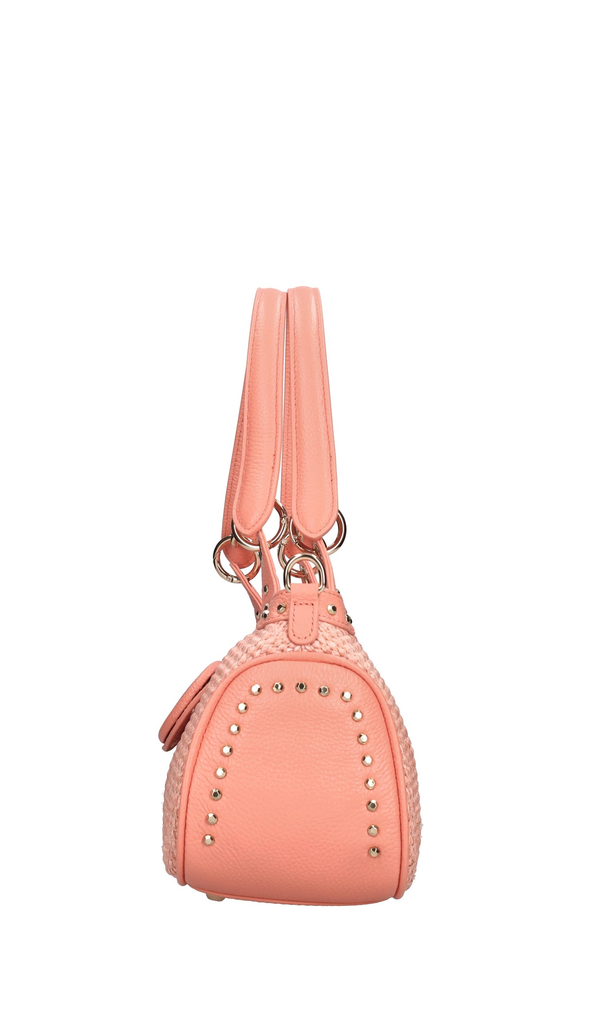 Borsa Romantic Ilary in pelle e rafia 