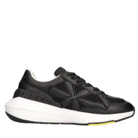 Sneakers in ecopelle e tessuto 