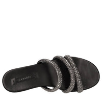 Sandali flat Stratosphere in pelle e strass 