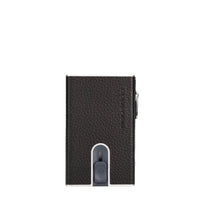 Portafoglio e porta carte di credito in pelle 