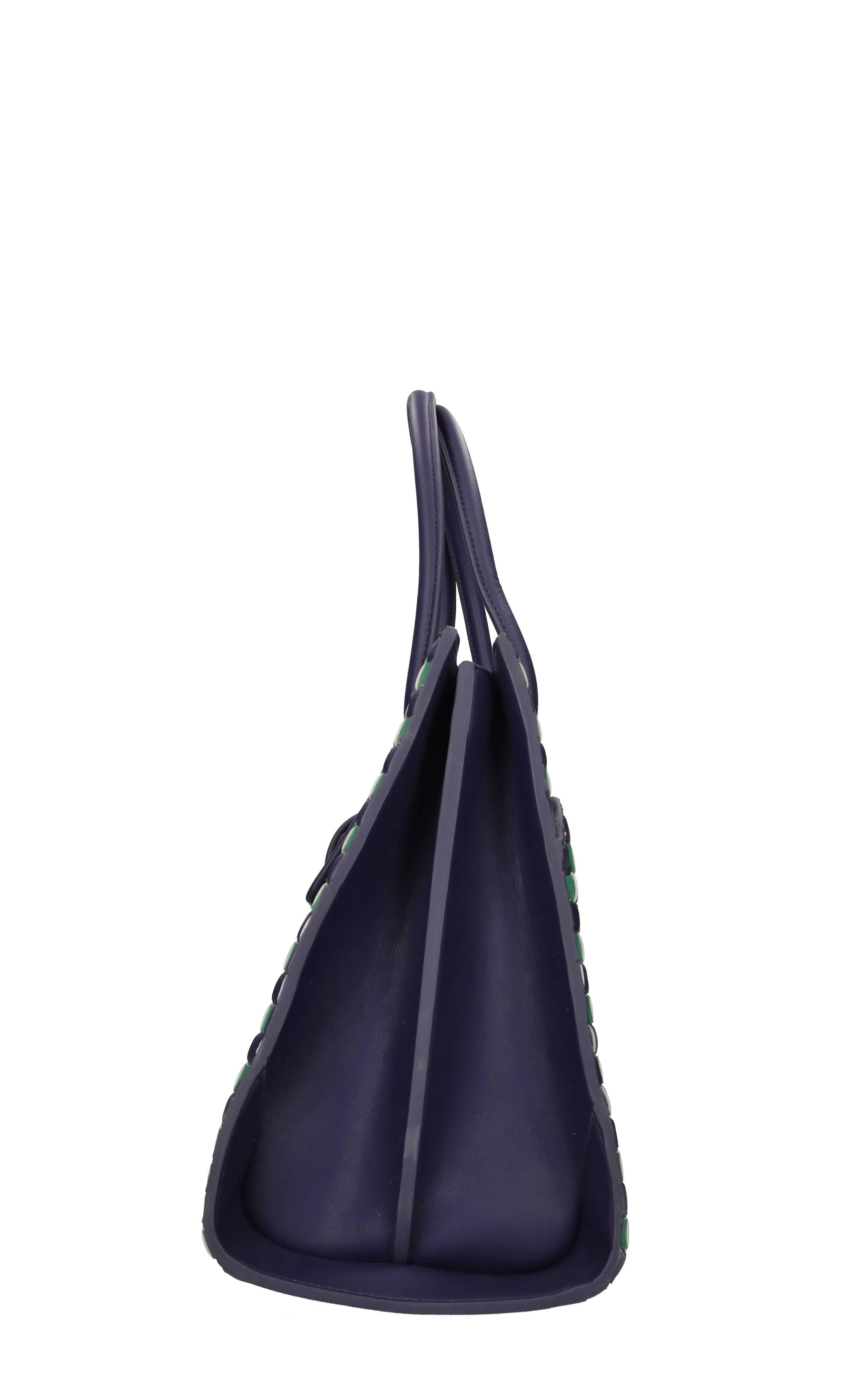 Borsa Peggy Tote in ecopelle intrecciata 