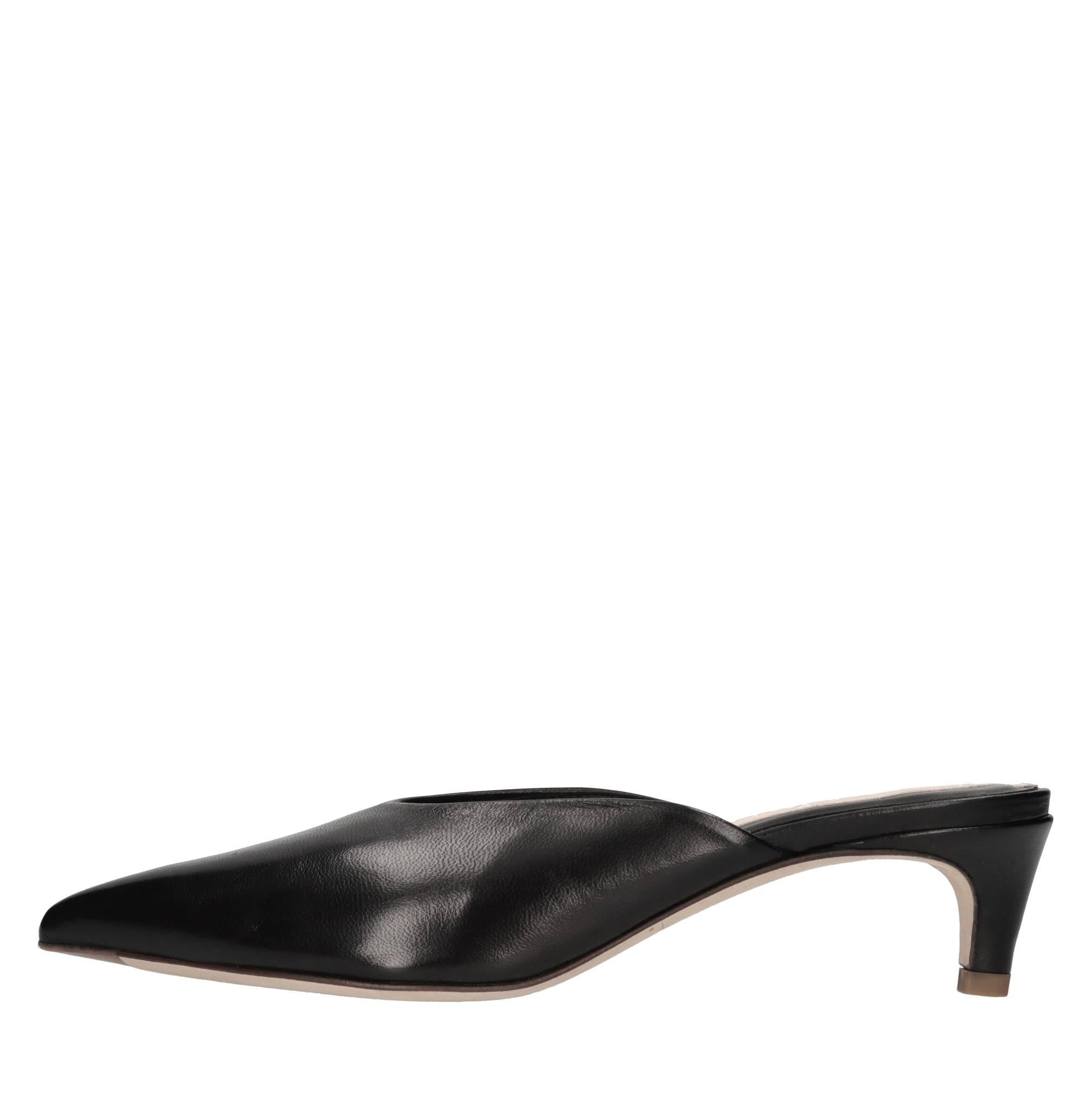 Mules in pelle 