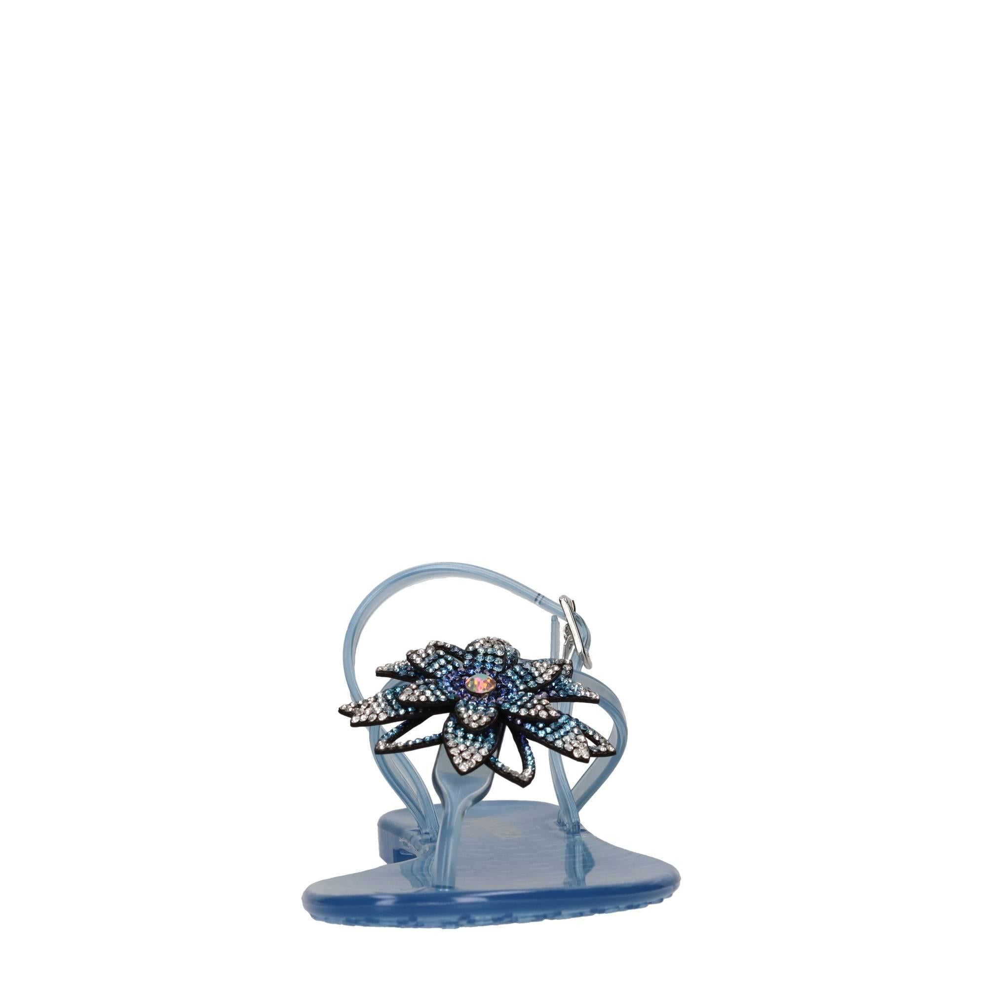 Sandali flat modello AURORA in plexi 