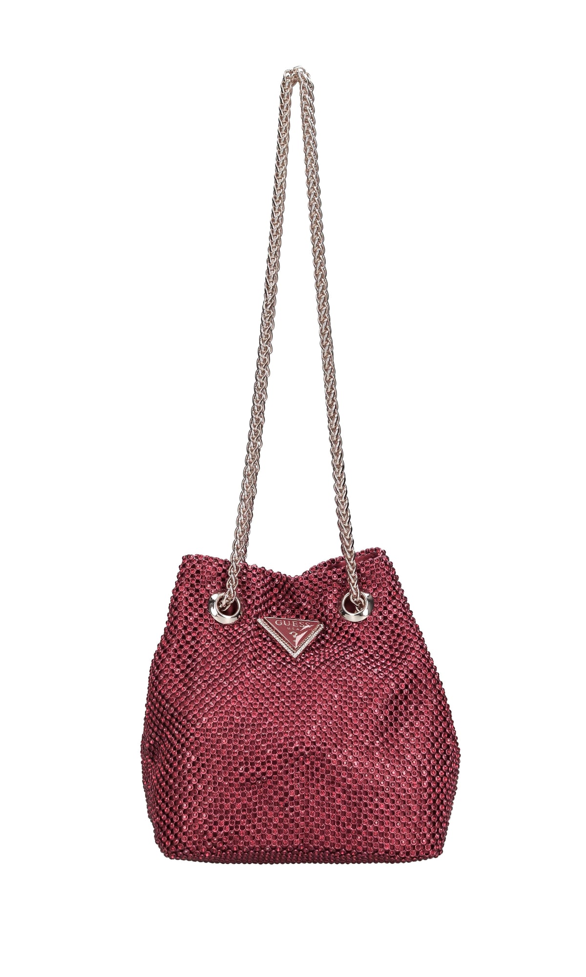 Borsa in tessuto e brillantini 