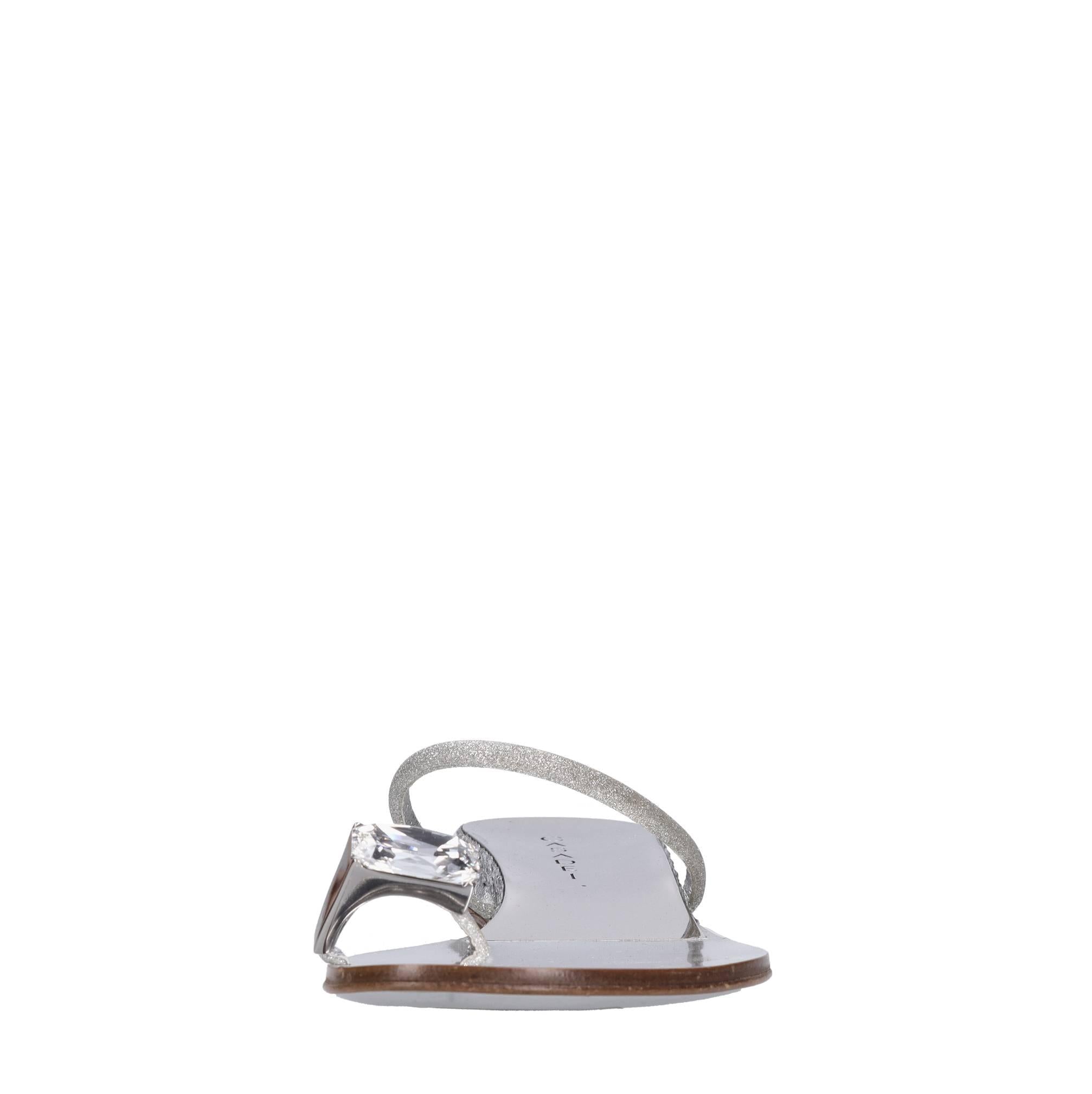 Mules in pelle e Swarovski 