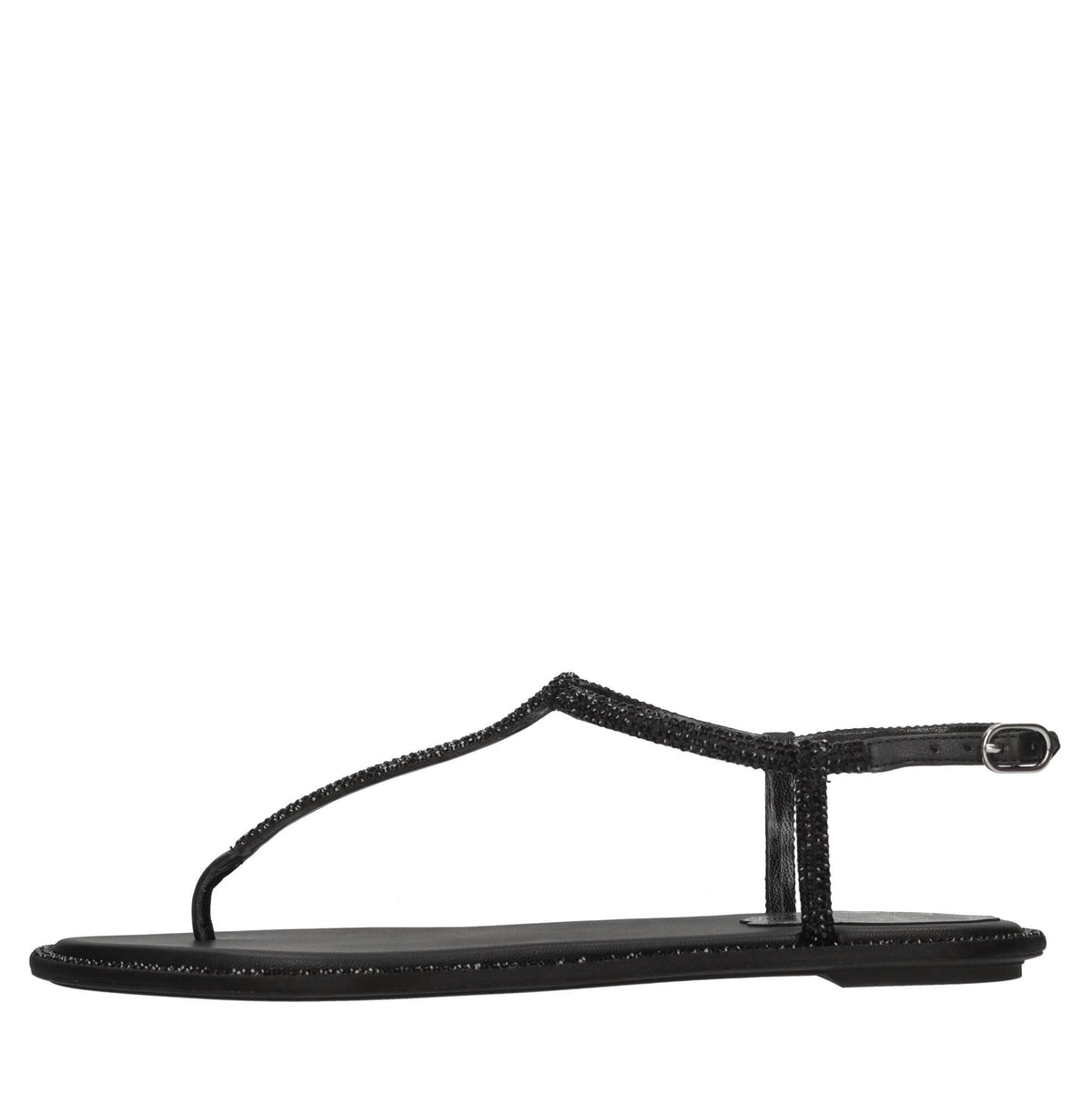 Sandali Diana in pelle e strass 