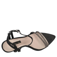 Sandali in pelle e strass 