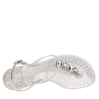 Sandali flat Jelly in PVC  e Swarovski 