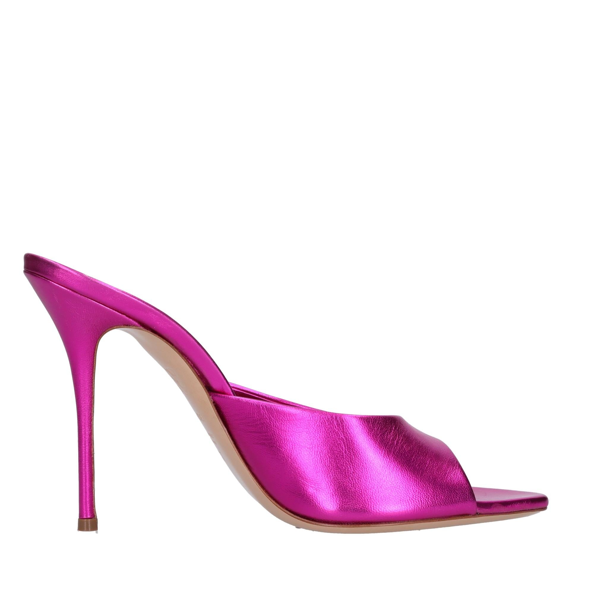 Mules in pelle 