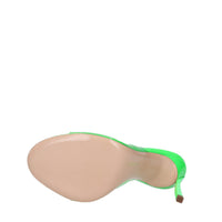 Mules in vernice e plexi 