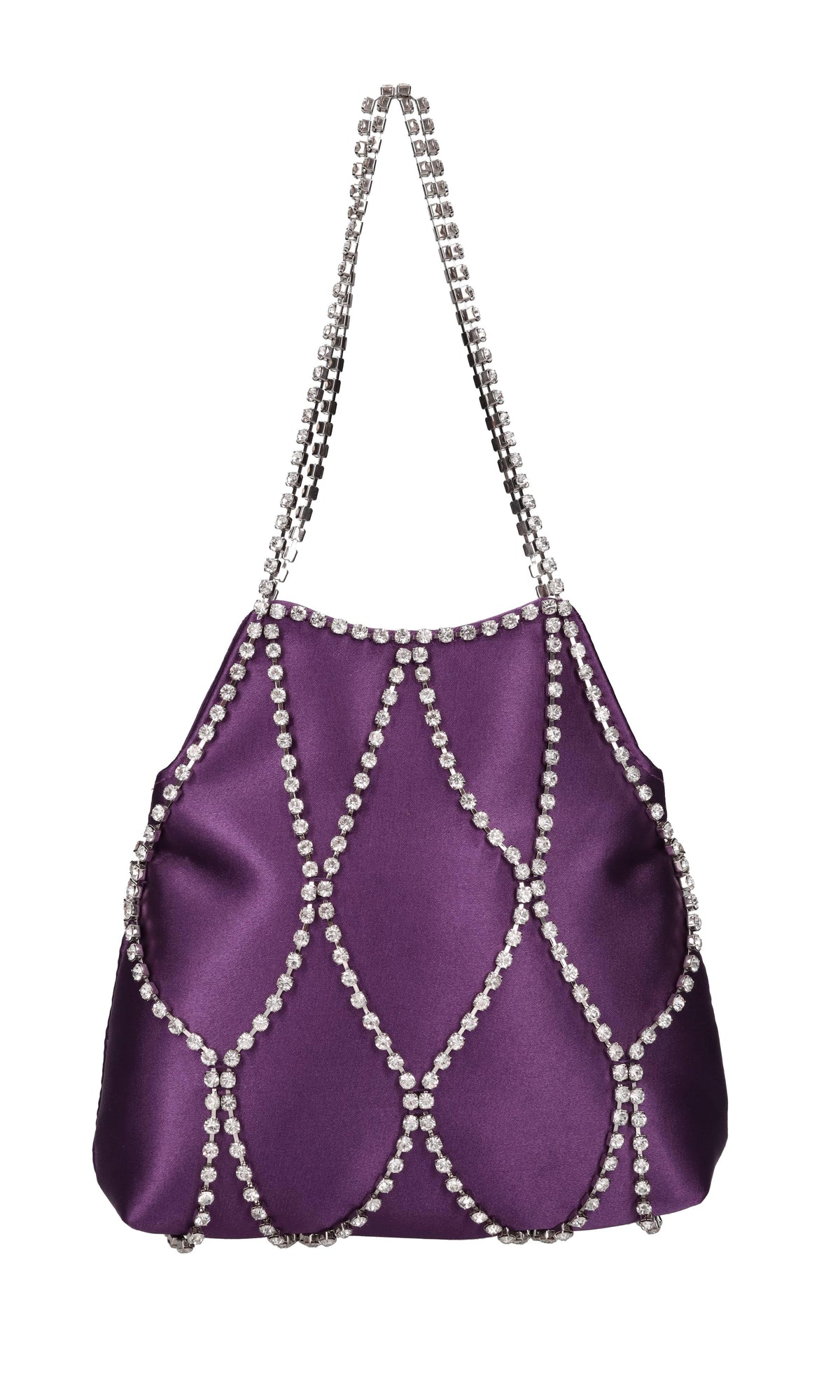 Borsa Kala in raso e strass 