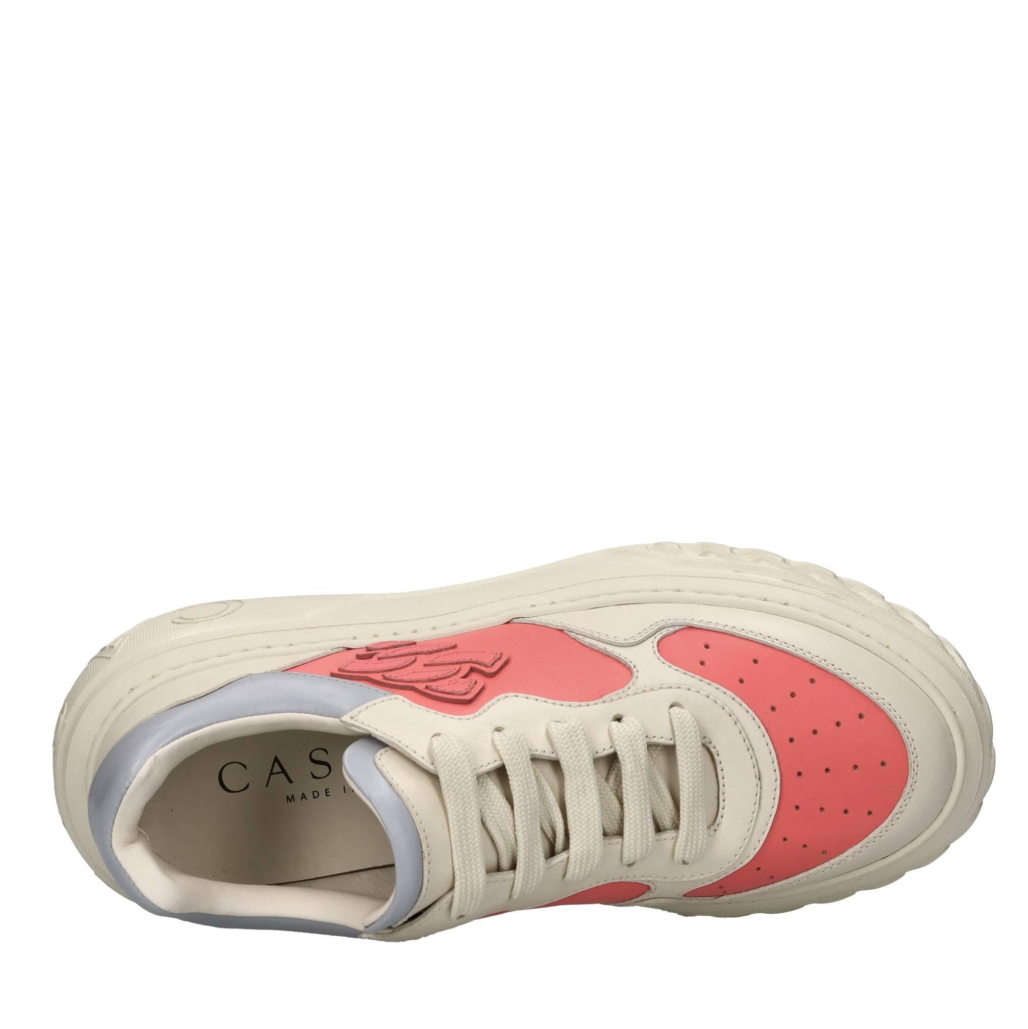 Sneakers Off road in pelle 
