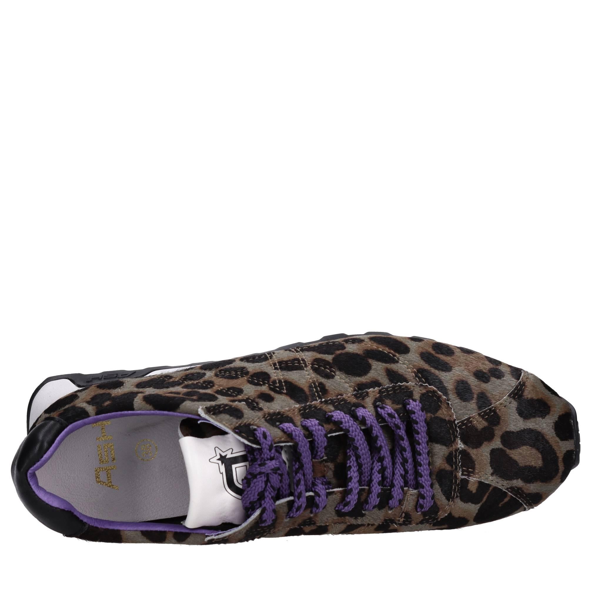 Sneakers in cavallino leopardata 