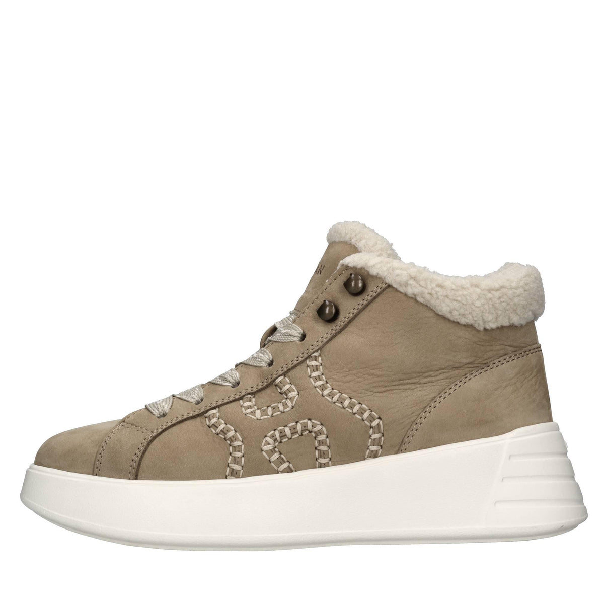 Sneakers alte in camoscio 