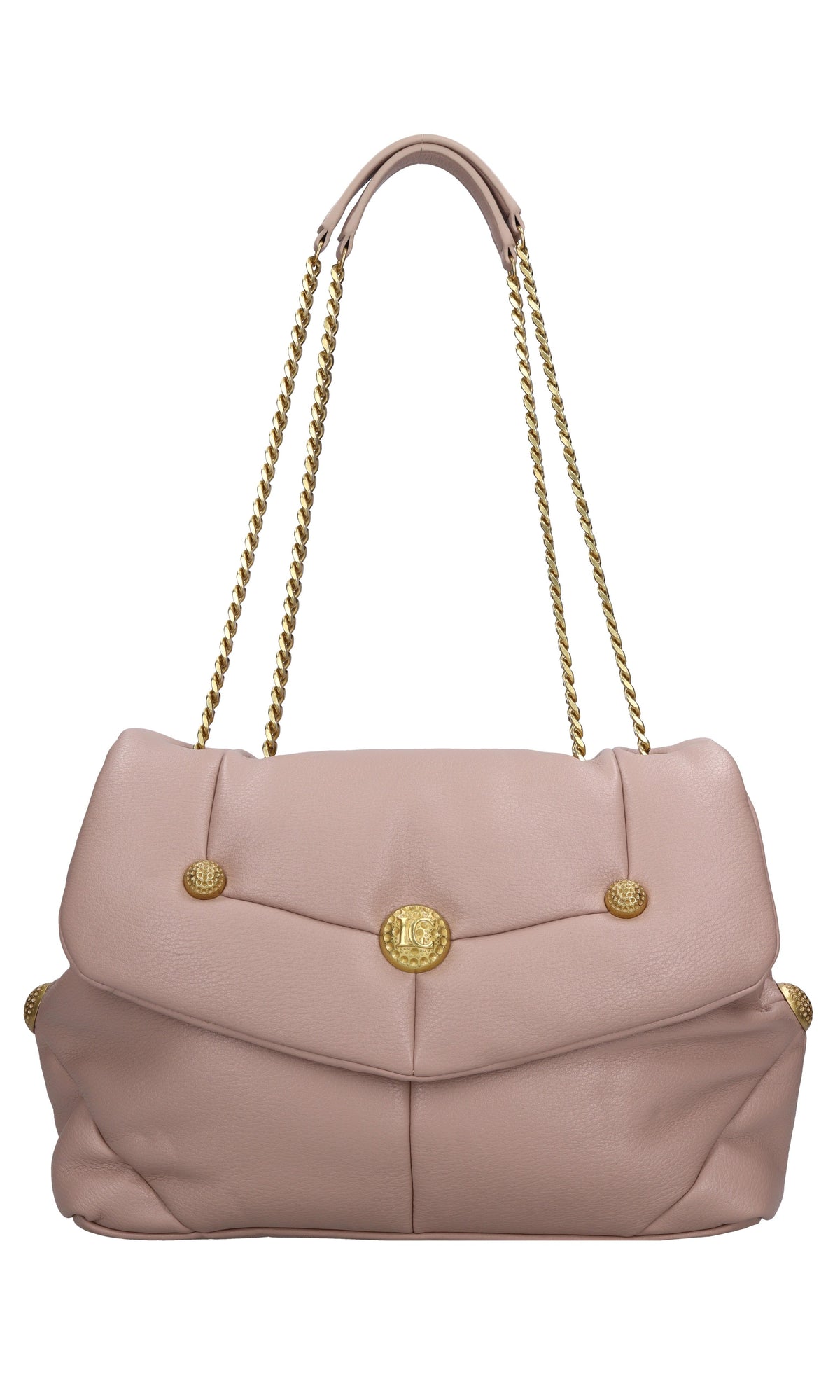 Borsa Stud lc Bowling in ecopelle 