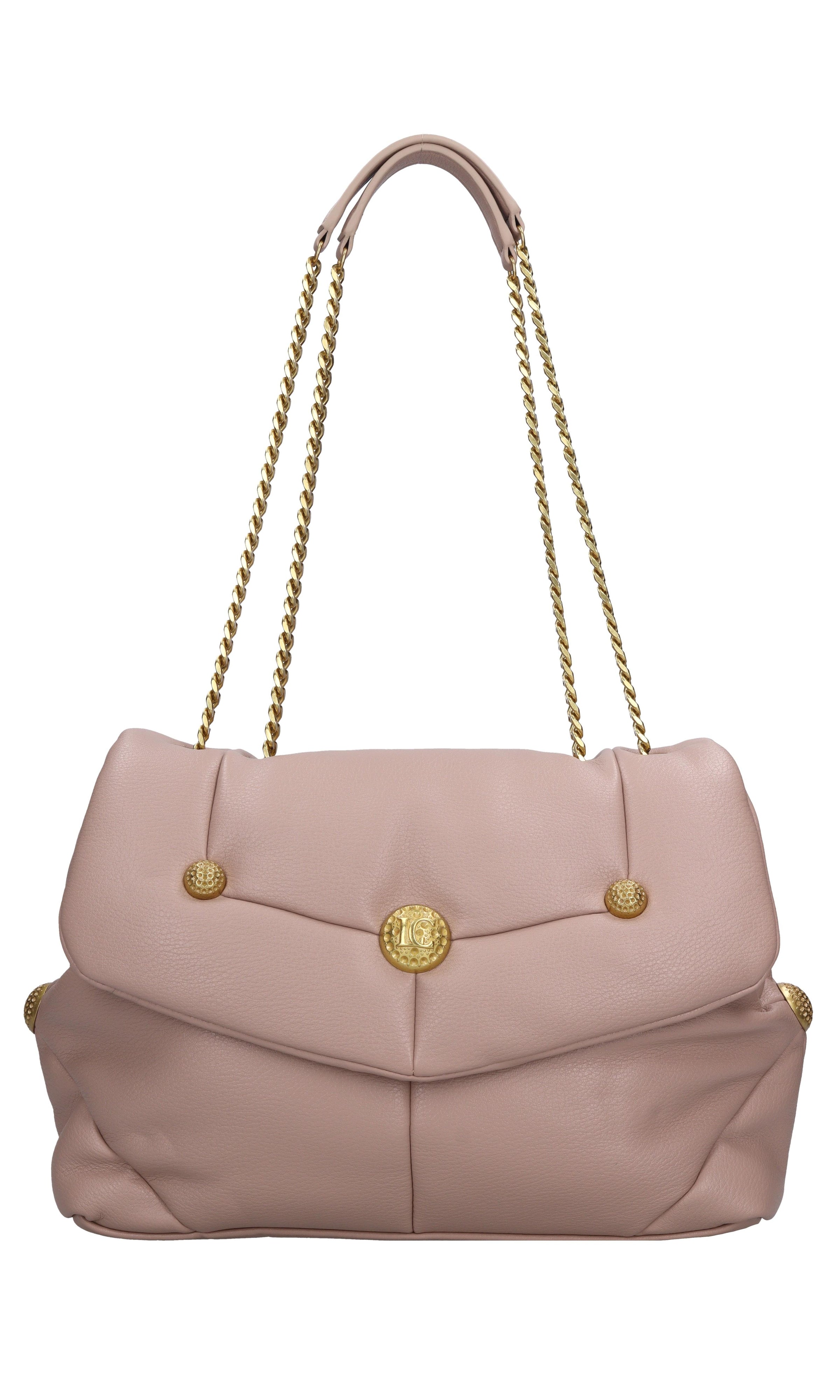 Borsa Stud lc Bowling in ecopelle 