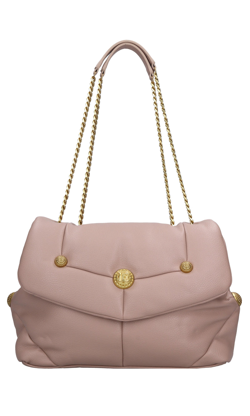 Borsa Stud lc Bowling in ecopelle 