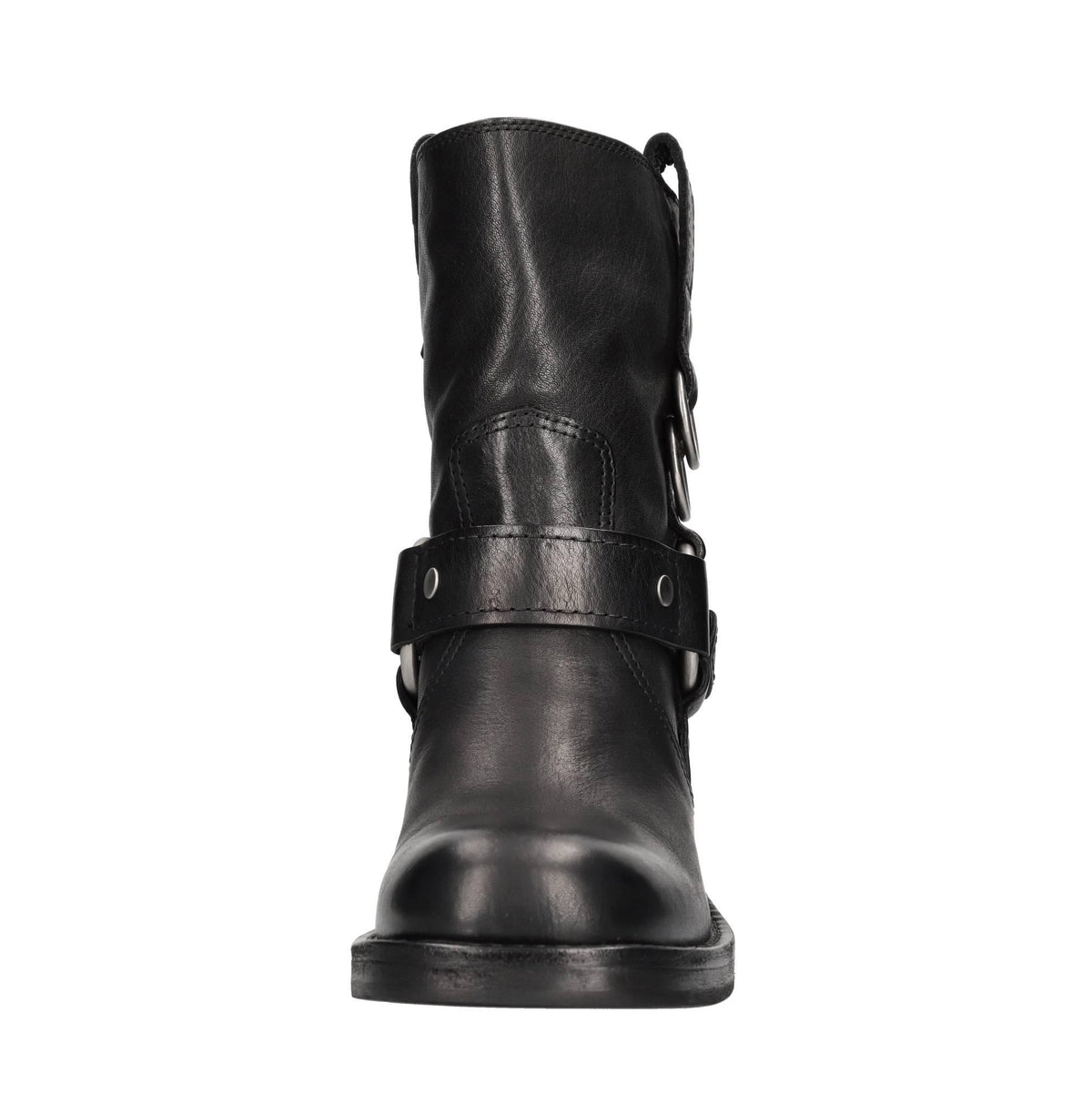 Stivaletti biker in pelle 