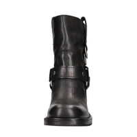 Stivaletti biker in pelle 
