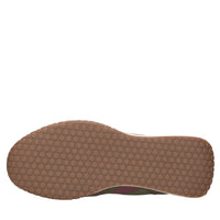 Sneakers vintage in camoscio di pelle, con inserti in eco-pelliccia 