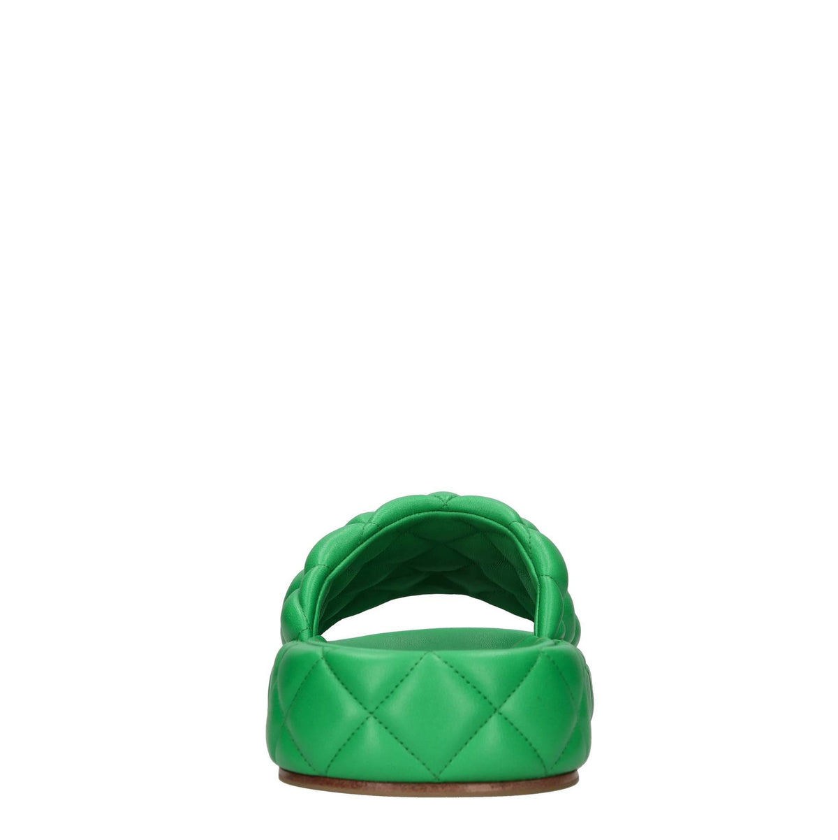 Mules in pelle trapuntata 