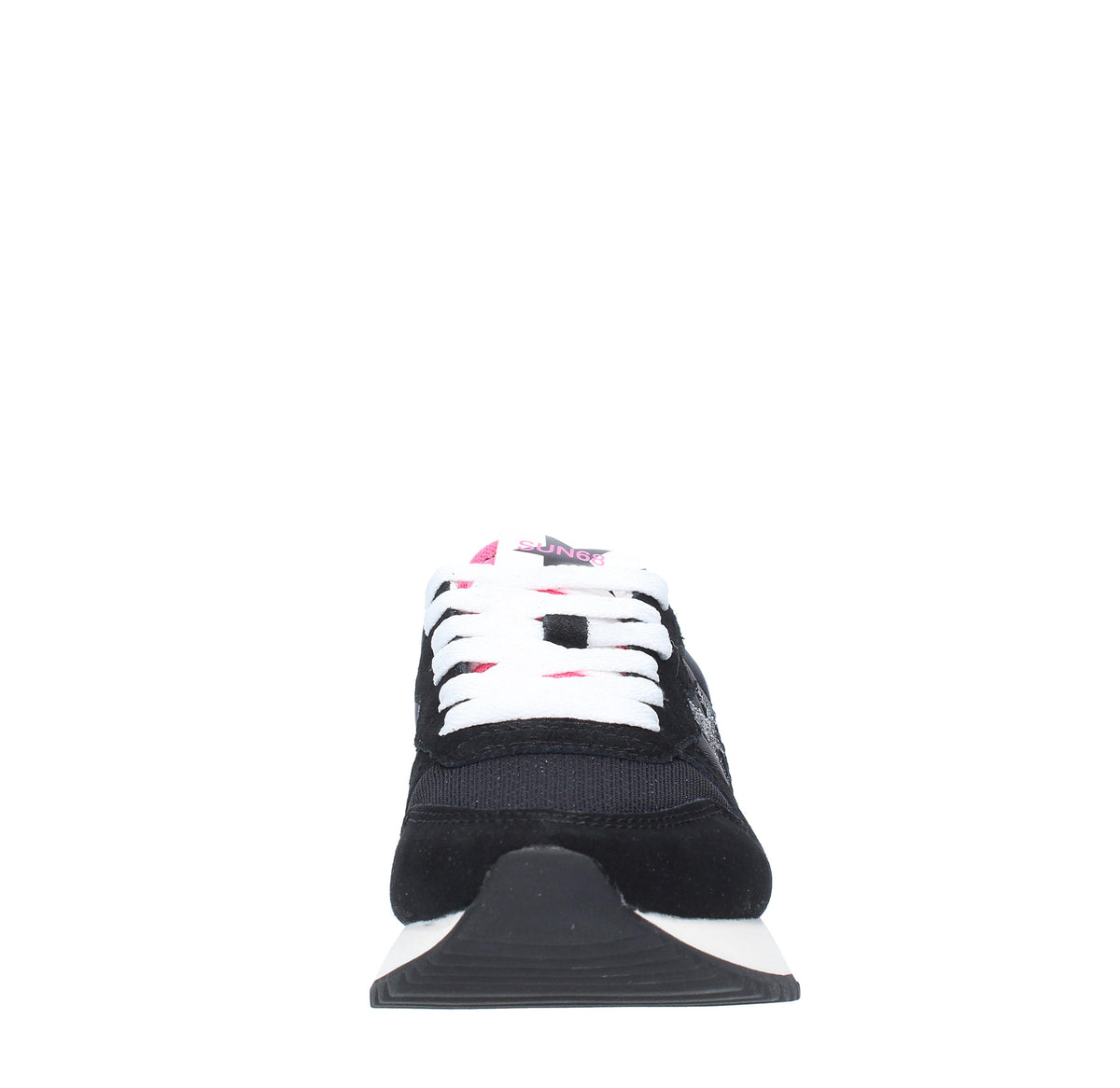 Sneakers in camoscio pelle e tessuto 